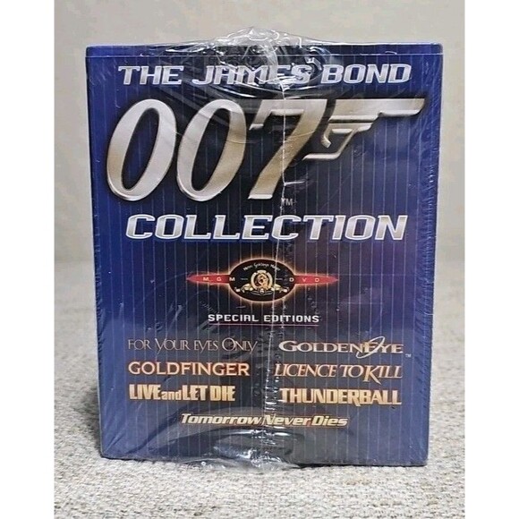 James Bond Collection 007 Gift Set - Vol. 1 (DVD, 1999, 7-Disc Set NEW SEALED - Picture 3 of 7